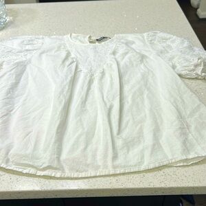 White cool summer top